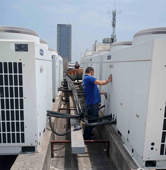 敦化中央空调制热和不制冷系统维修方法